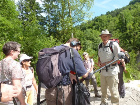 balade de juillet 2013 : au pied de Frochet, commentaires d'André Roux